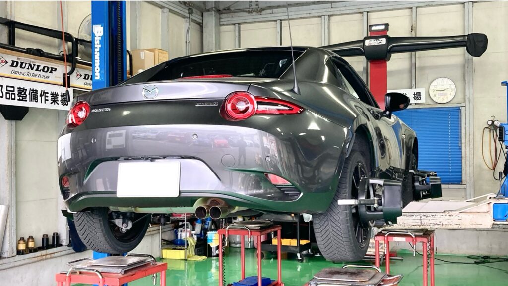 ロードスターRFのアライメント調整