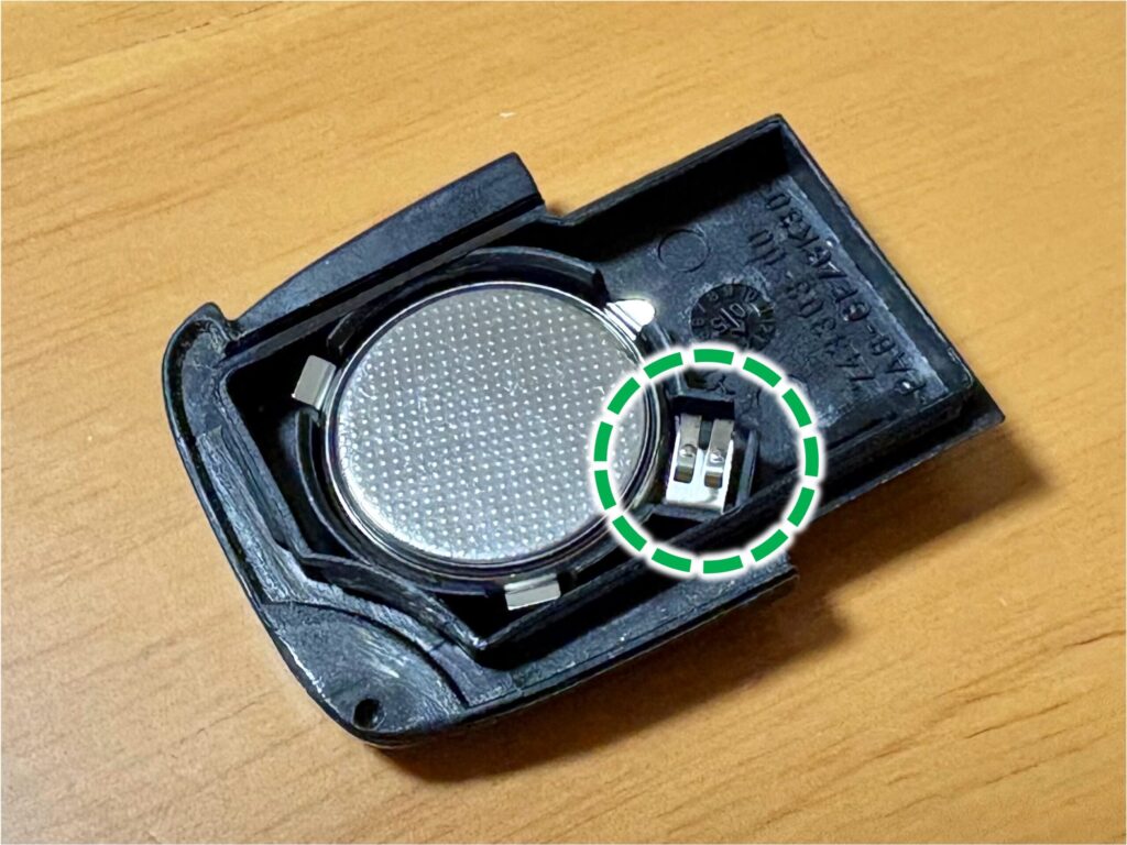 アウディA3(8P)のキーレスの電池