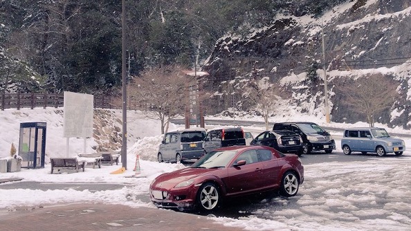 RX-8と雪道