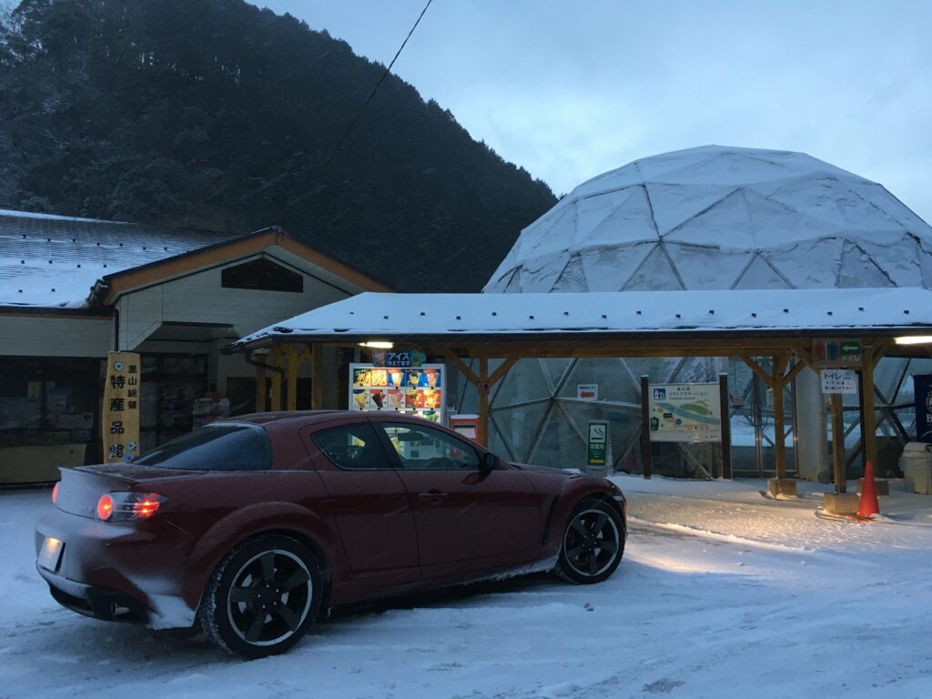 RX-8と雪道