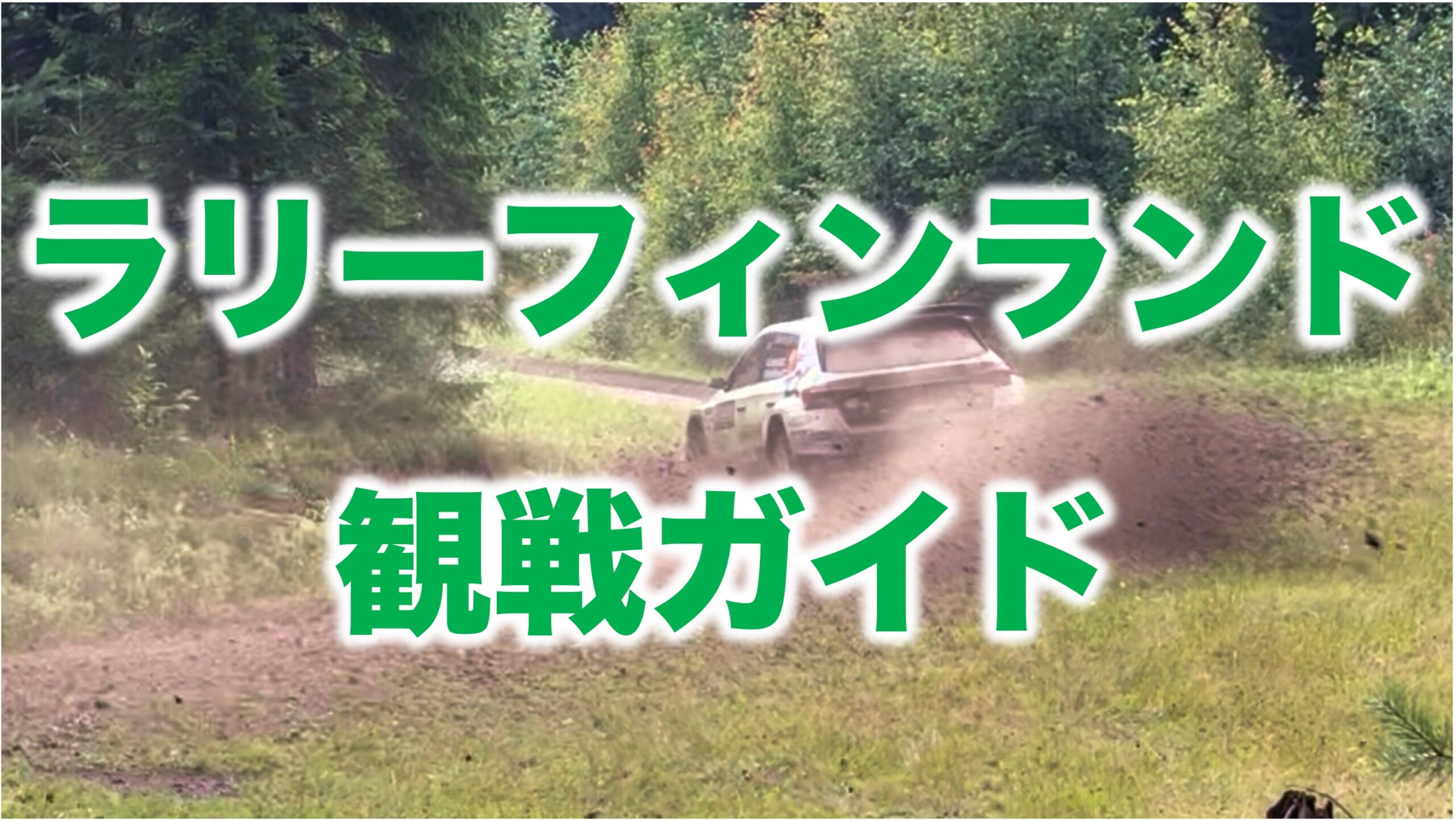 ラリーフィンランドの観戦ガイド